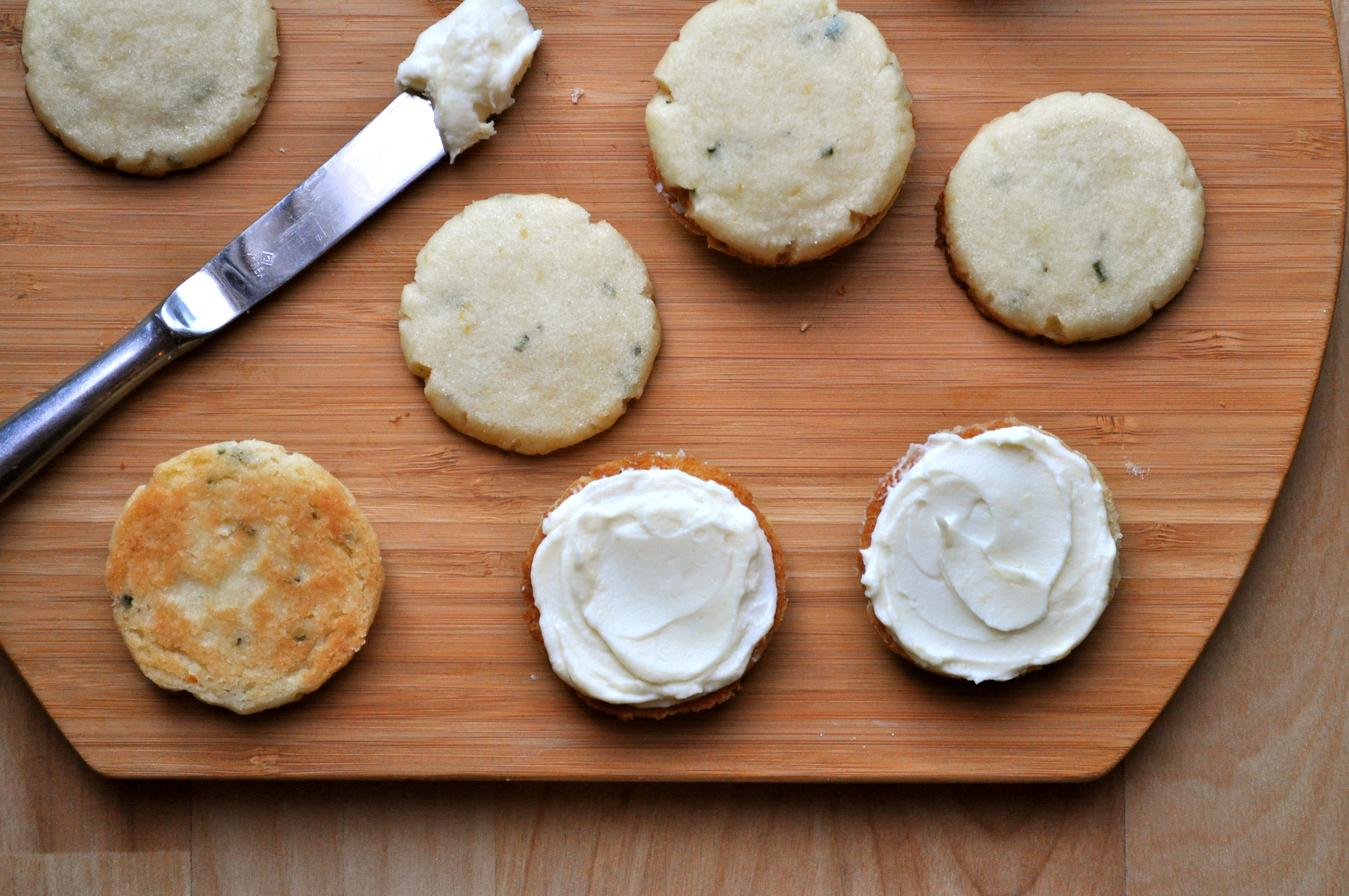 Rosemary-Lemon Sandwich Cookies | Once Upon a Recipe