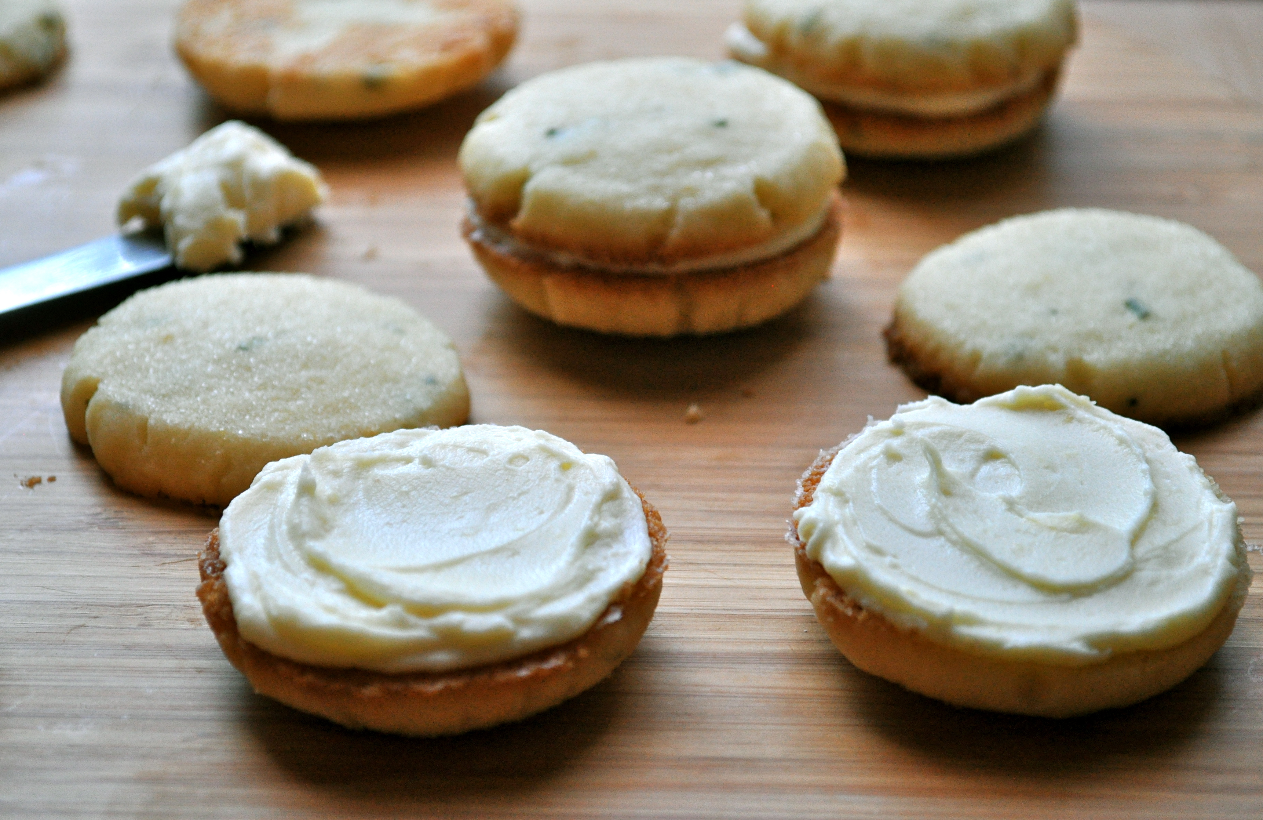 Rosemary-Lemon Sandwich Cookies | Once Upon a Recipe