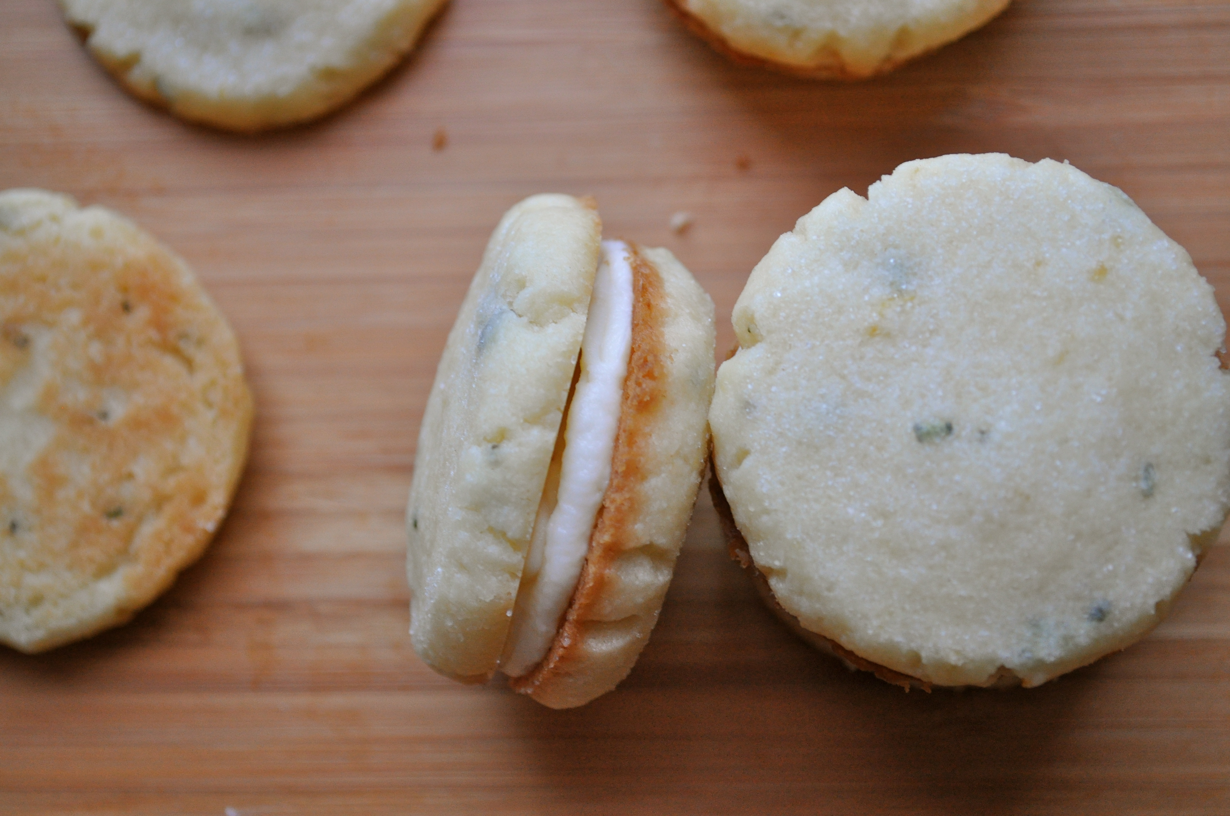 Rosemary-Lemon Sandwich Cookies | Once Upon a Recipe