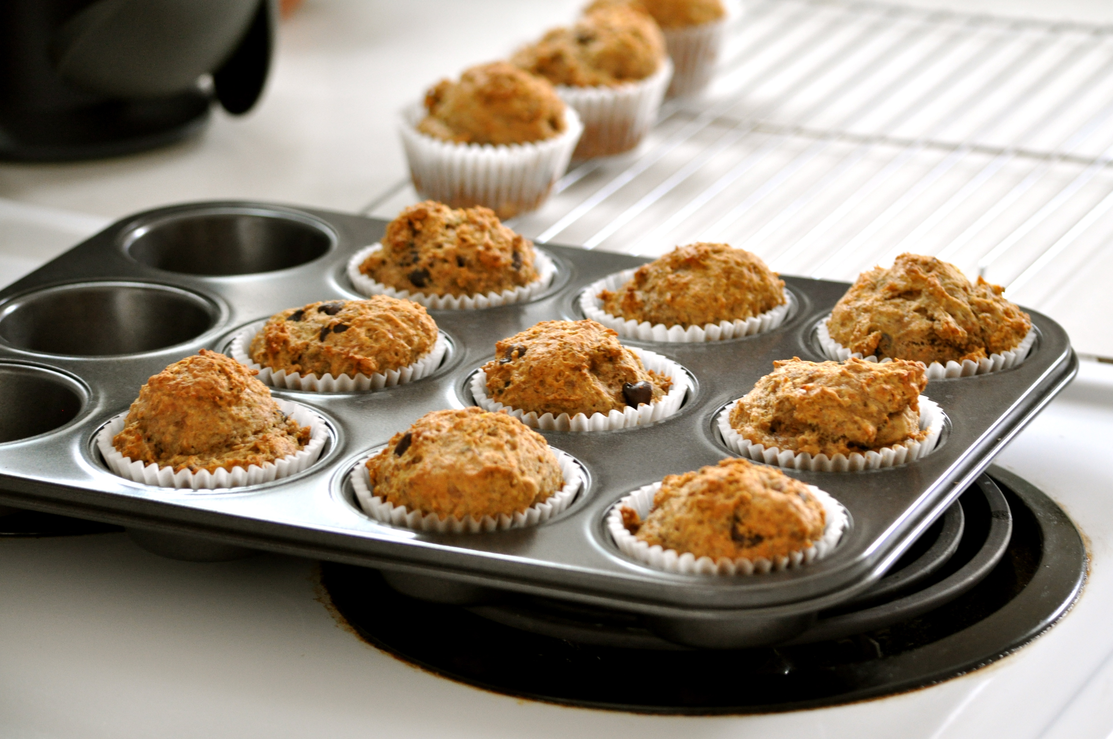 Banana Flax Muffins | Once Upon a Recipe