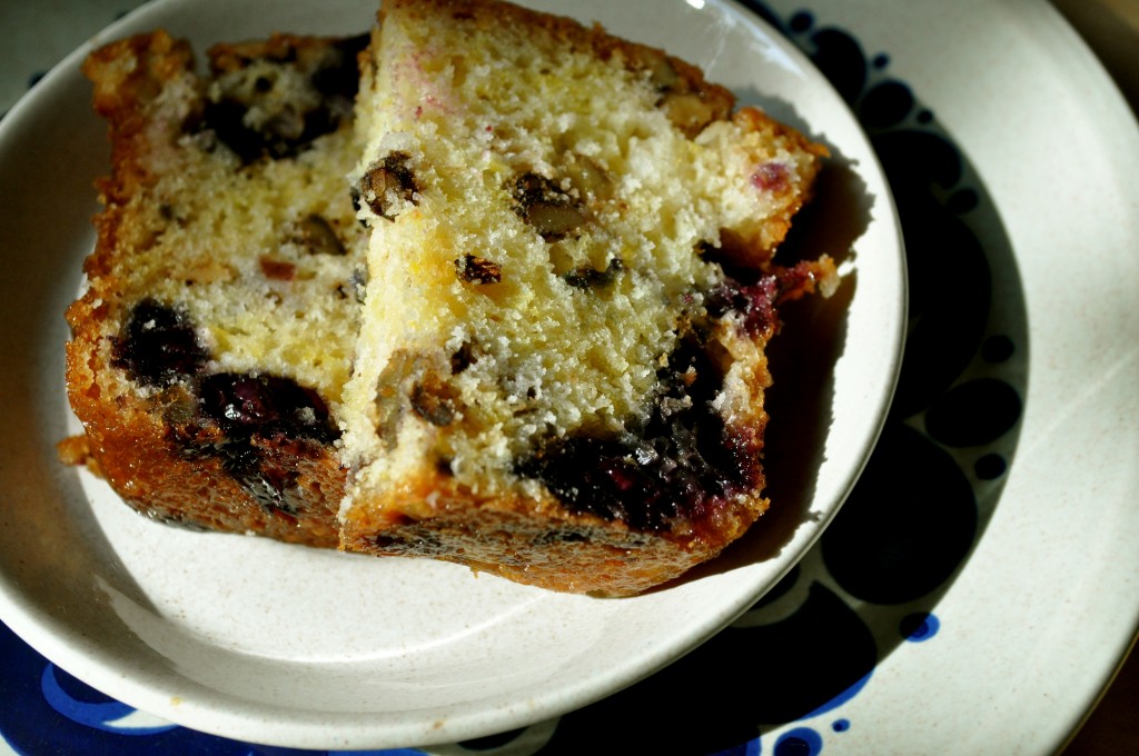 Lemon Blueberry Walnut Bread | Once Upon a Recipe