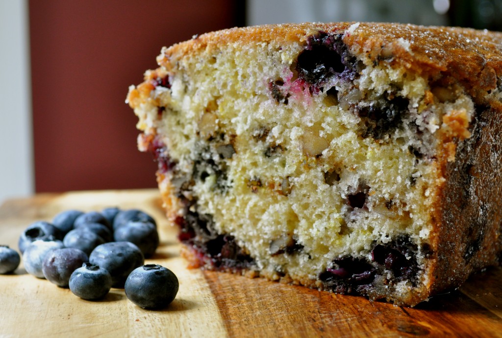 Lemon Blueberry Walnut Bread | Once Upon a Recipe