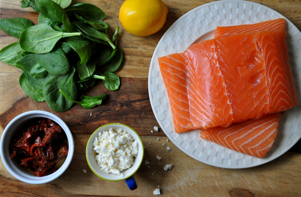 Stuffed Salmon | Once Upon a Recipe