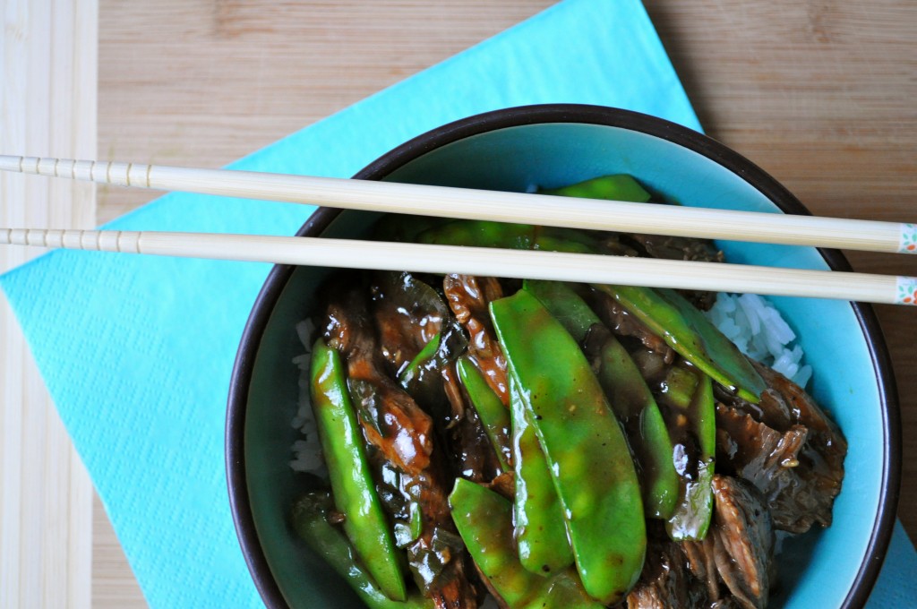 Beef with Snow Peas | Once Upon a Recipe