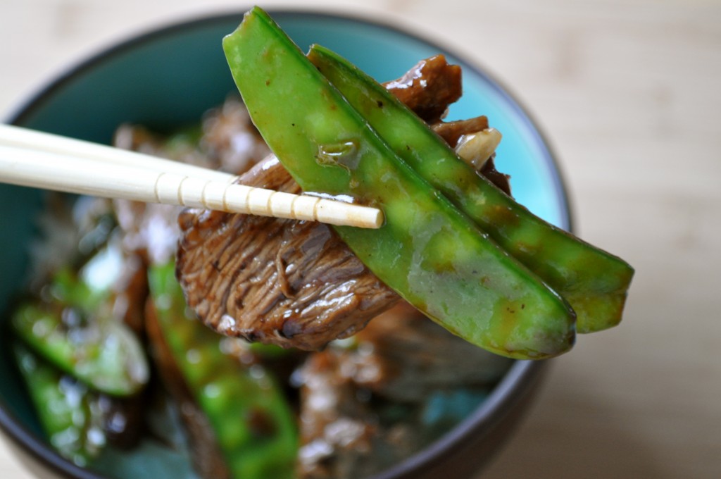 Beef with Snow Peas | Once Upon a Recipe