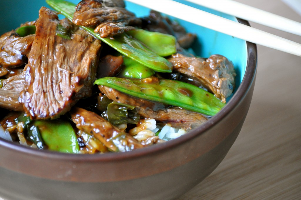 Beef with Snow Peas | Once Upon a Recipe