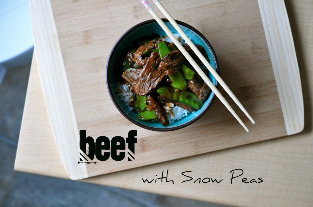 Beef with Snow Peas | Once Upon a Recipe