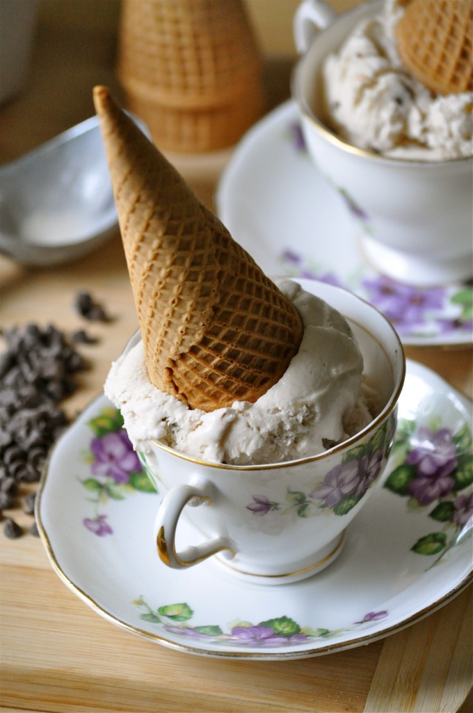 Vanilla Macadmia Nut Coffee Coconut Ice Cream | Once Upon a Recipe