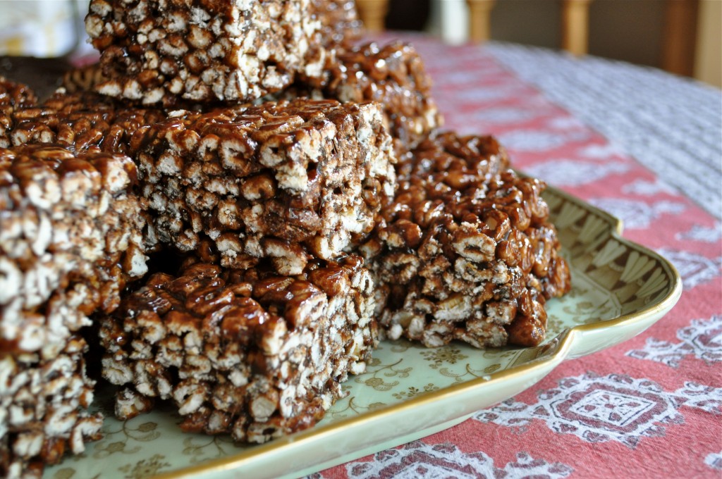 Puffed Wheat Squares | Once Upon a Recipe