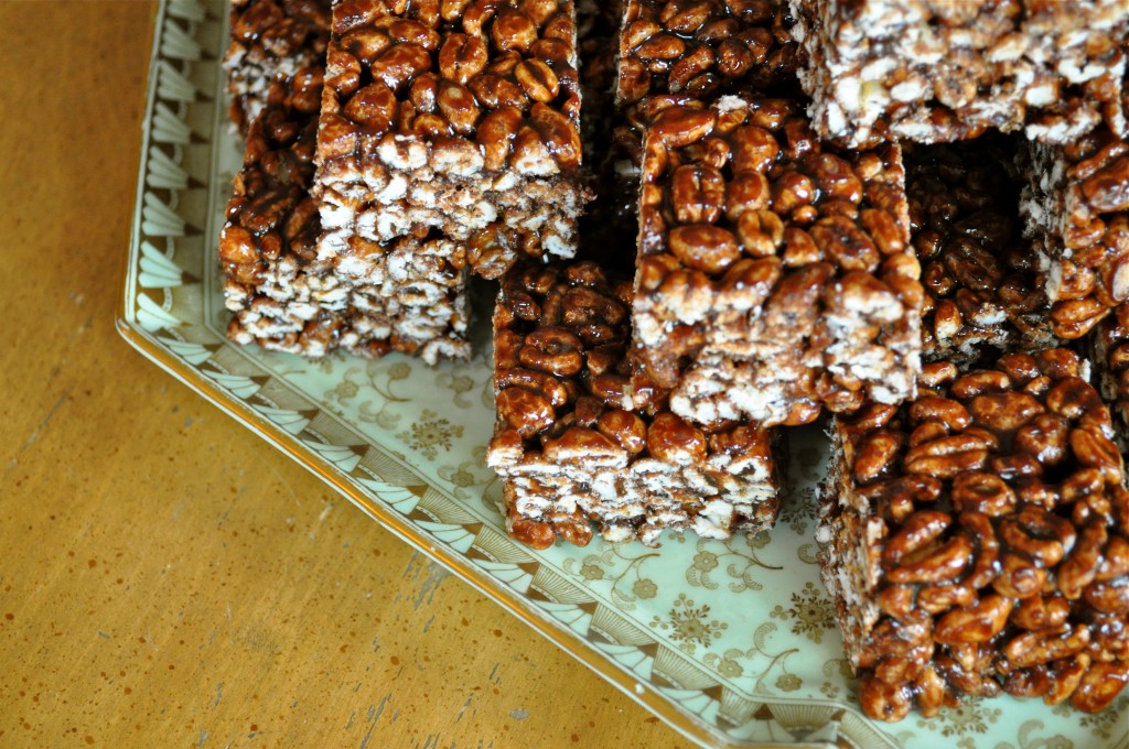 Puffed Wheat Squares | Once Upon a Recipe