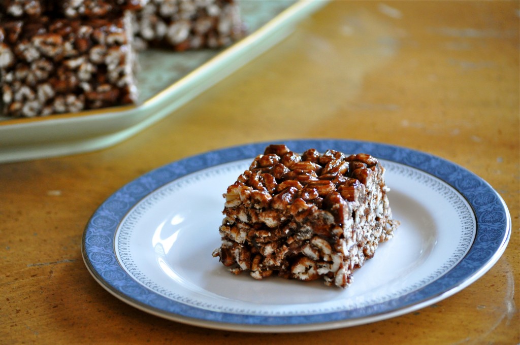 Puffed Wheat Squares | Once Upon a Recipe