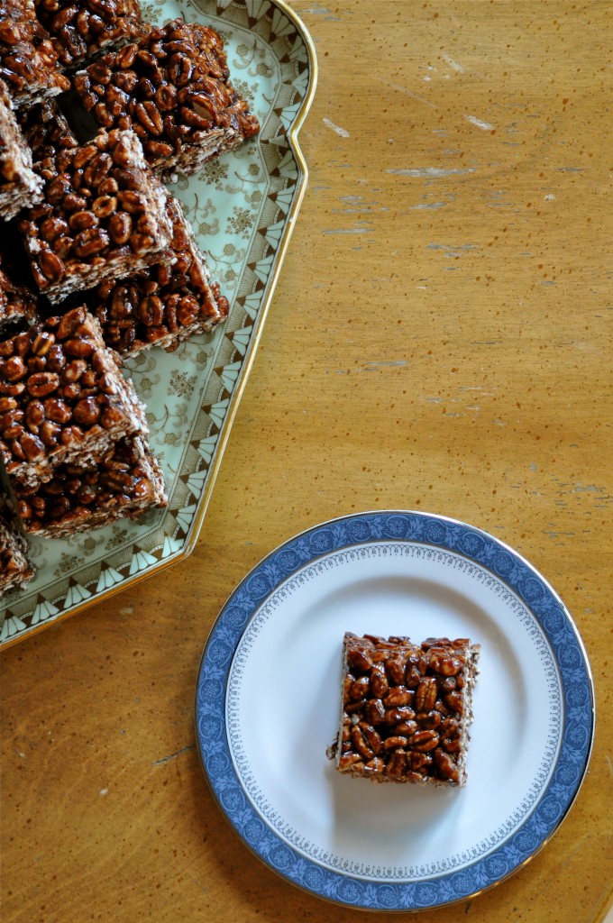 Puffed Wheat Squares | Once Upon a Recipe