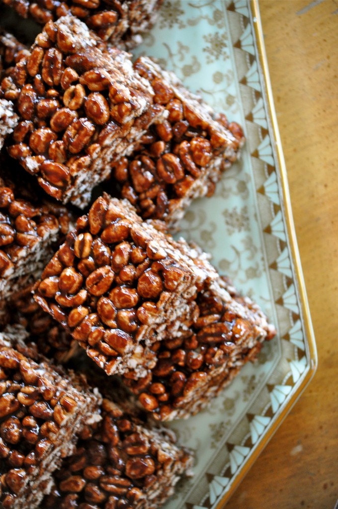 Puffed Wheat Squares | Once Upon a Recipe