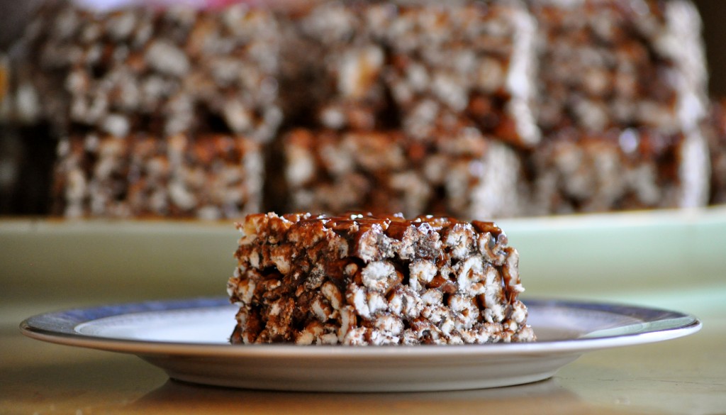 Puffed Wheat Squares | Once Upon a Recipe