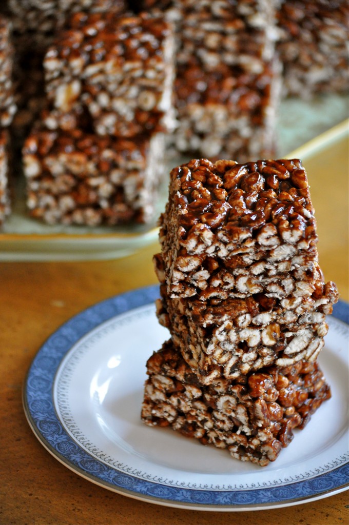 Puffed Wheat Squares | Once Upon a Recipe