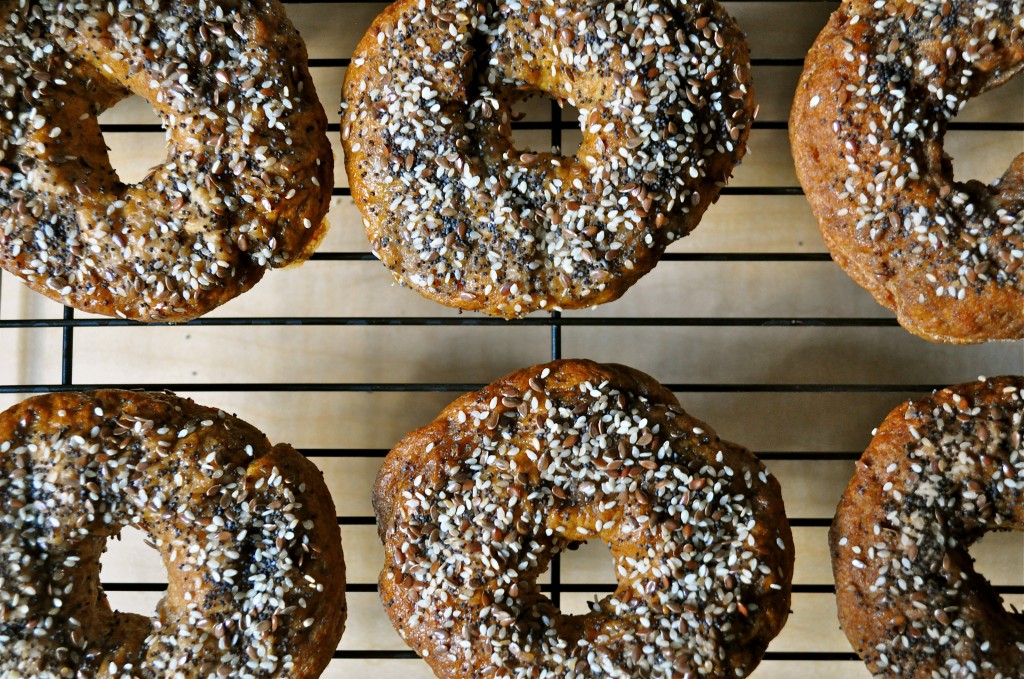 Whole Wheat Pumpkin Spice Bagels | Once Upon a Recipe