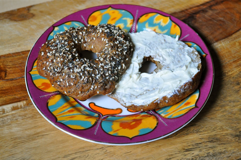 Whole Wheat Pumpkin Spice Bagels | Once Upon a Recipe