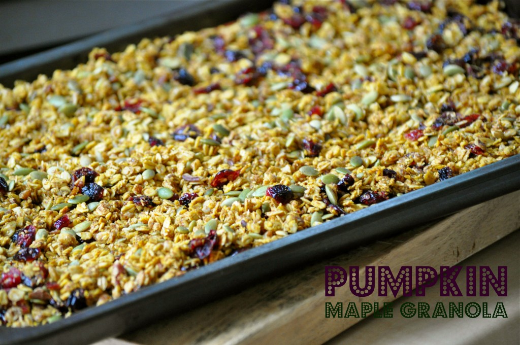 Pumpkin Maple Granola | Once Upon a Recipe