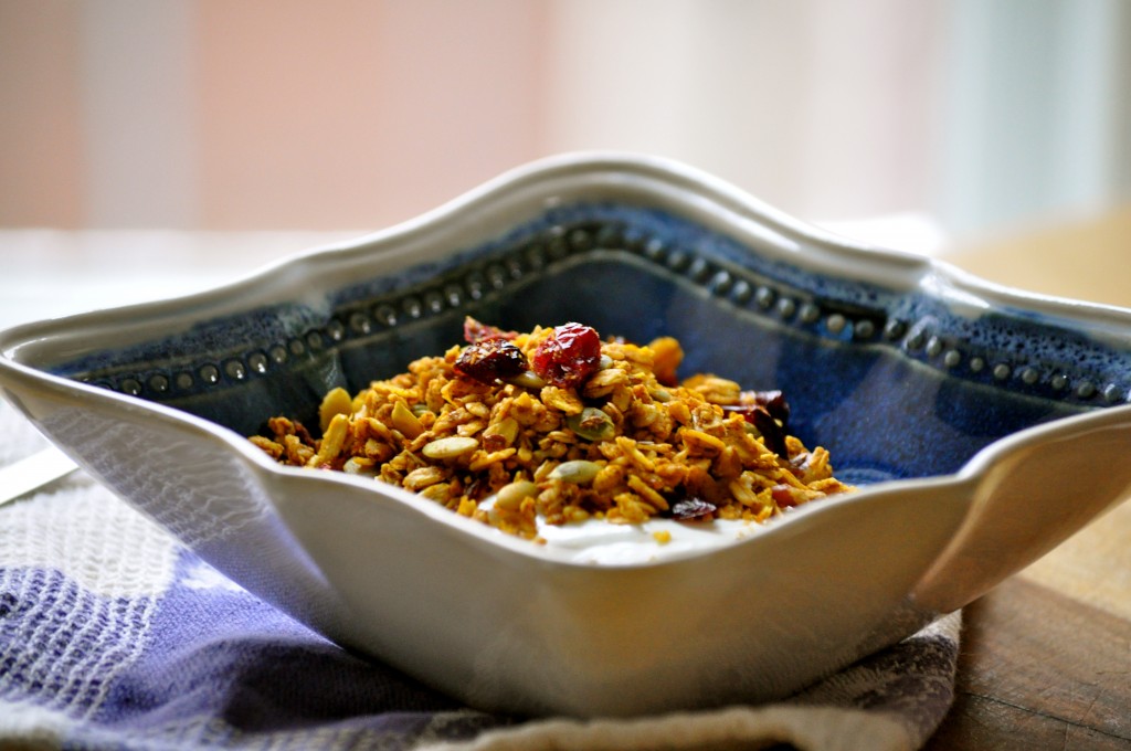 Pumpkin Maple Granola | Once Upon a Recipe