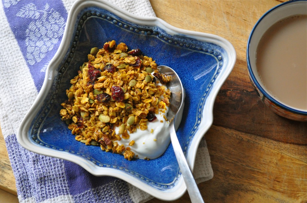 Pumpkin Maple Granola | Once Upon a Recipe