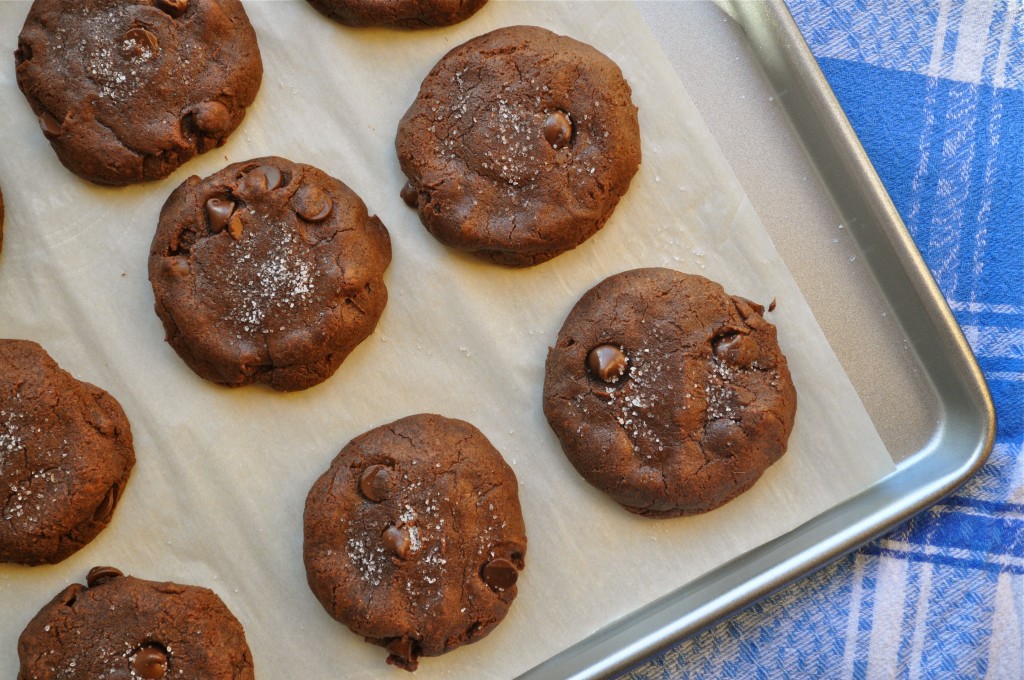 Nutella & Rolo Stuffed Double Chocolate Chip Cookies | Once Upon a Recipe