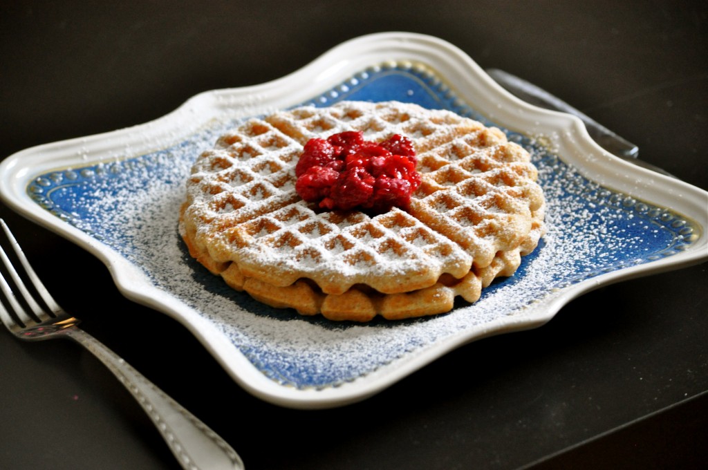 Whole Wheat Coconut Waffles | Once Upon a Recipe