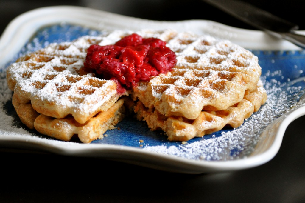 Whole Wheat Coconut Waffles | Once Upon a Recipe