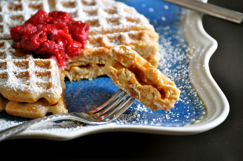 Whole Wheat Coconut Waffles | Once Upon a Recipe