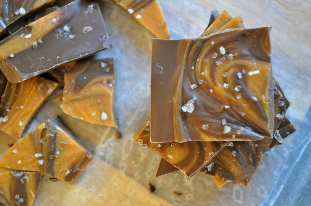 Salted Caramel Bark | Once Upon a Recipe