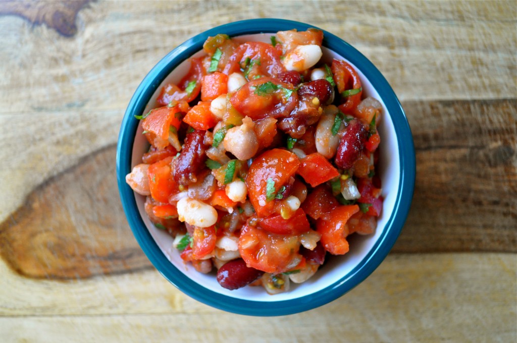 Fresh Bean Salsa | Once Upon a Recipe