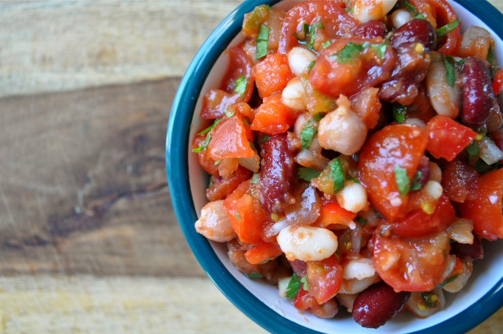 Fresh Bean Salsa | Once Upon a Recipe