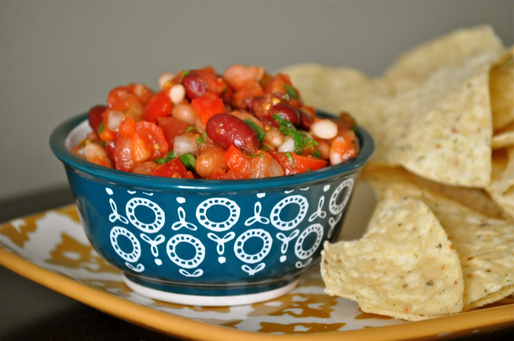 Fresh Bean Salsa | Once Upon a Recipe