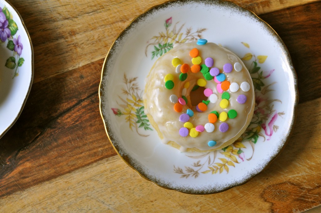 Lemon Yogurt Baked Donuts | Once Upon a Recipe