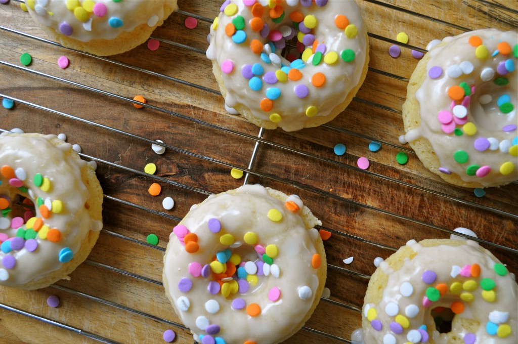 Lemon Yogurt Baked Donuts | Once Upon a Recipe