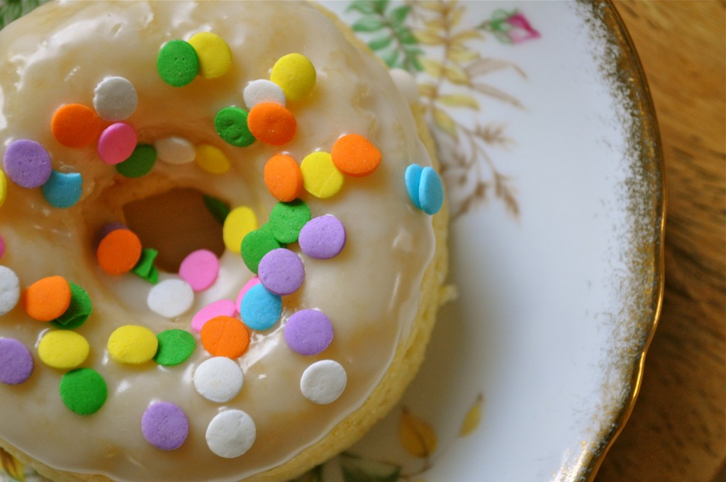 Lemon Yogurt Baked Donuts | Once Upon a Recipe