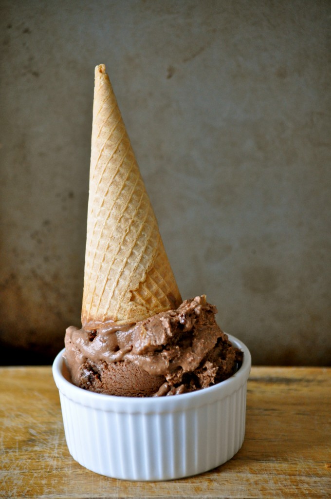 Chocolate Peanut Butter Banana & Cookie Chunk Ice Cream | Once Upon a Recipe