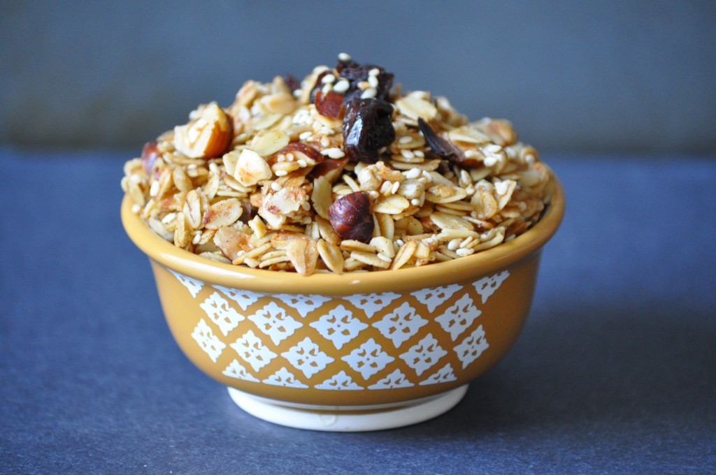 Cherry Hazelnut Granola | Once Upon a Recipe