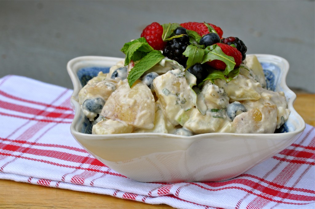 Berry Delicious Potato Salad | Once Upon a Recipe