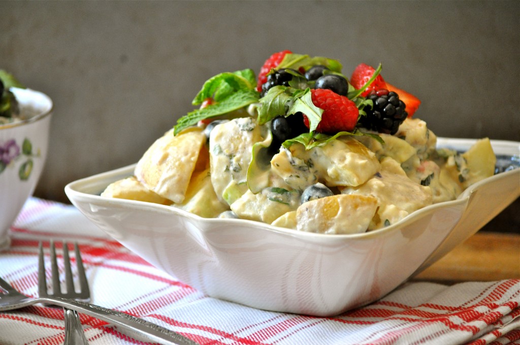 Berry Delicious Potato Salad | Once Upon a Recipe