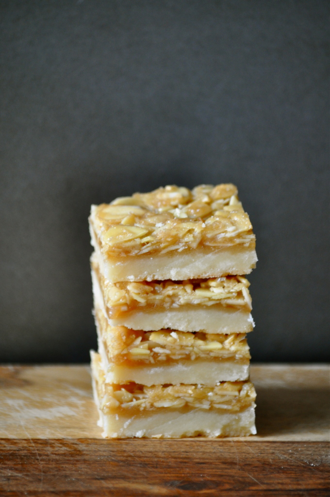 Almond Shortbread Bars | Once Upon a Recipe