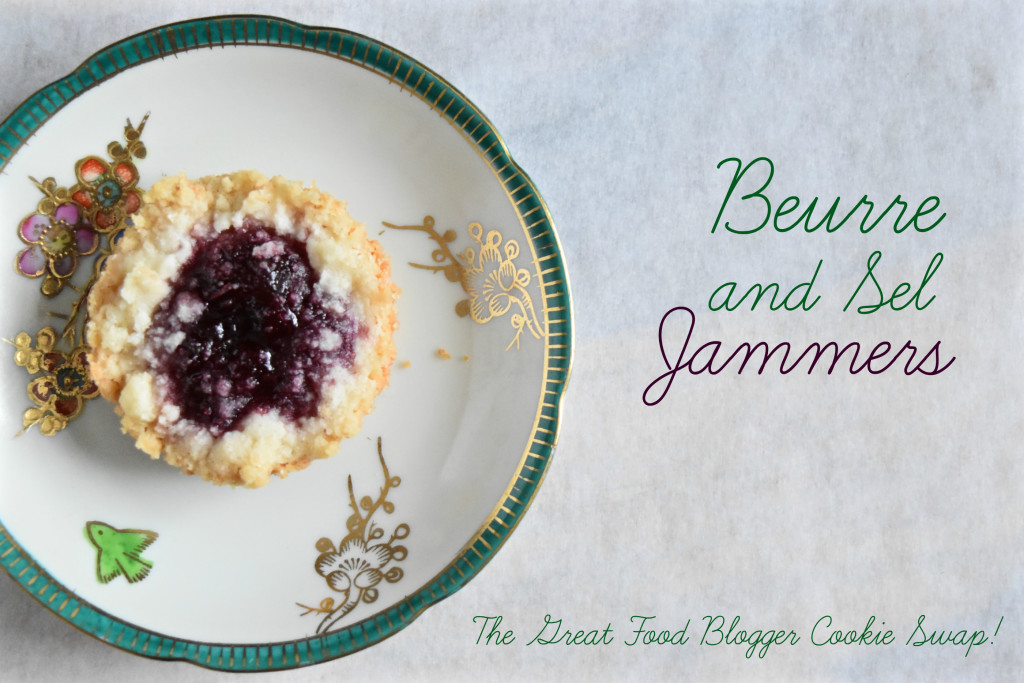 The Great Food Blogger Cookie Swap: Beurre and Sel Jammers | Once Upon a Recipe